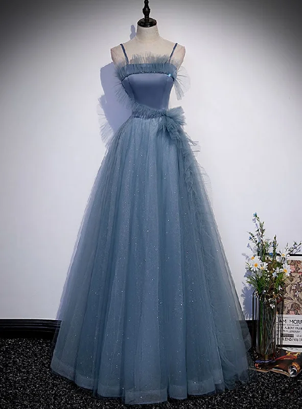 Prom Dresses,TULLE LONG PROM DRESS, A LINE EVENING DRESS,DP24573