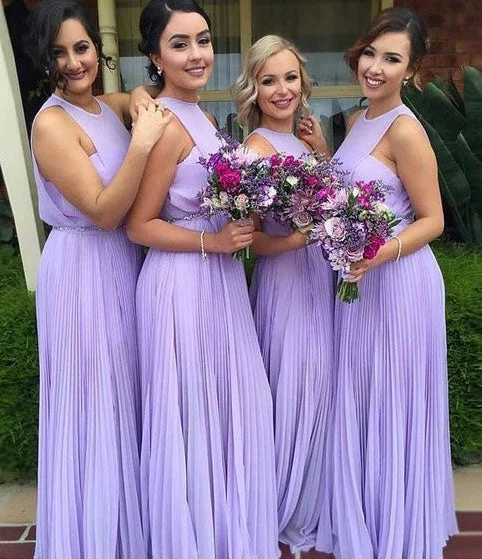 Hot Sell Light Lanvender Bridesmaid Dresses for Wedding