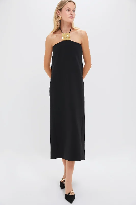 Black Sezane Midi Dress