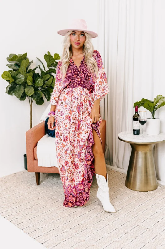 Fly Me To Fiji Floral Maxi