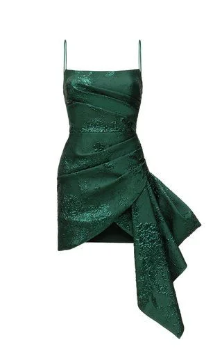 Green Straps Tight Mini Prom Dress      S3040