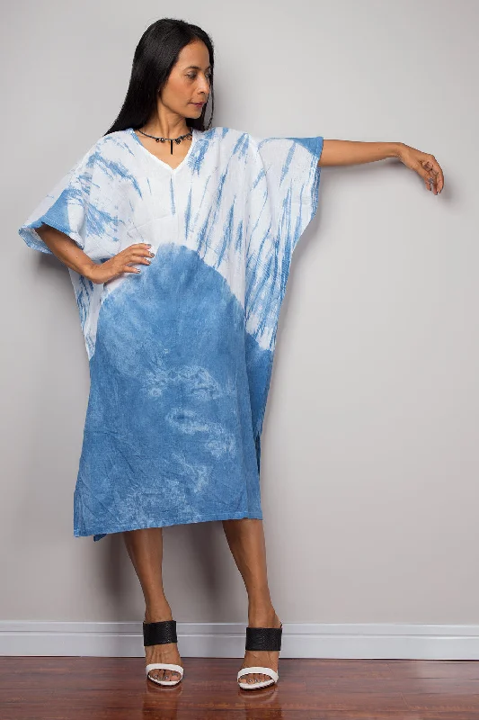 Tie dye midi kaftan