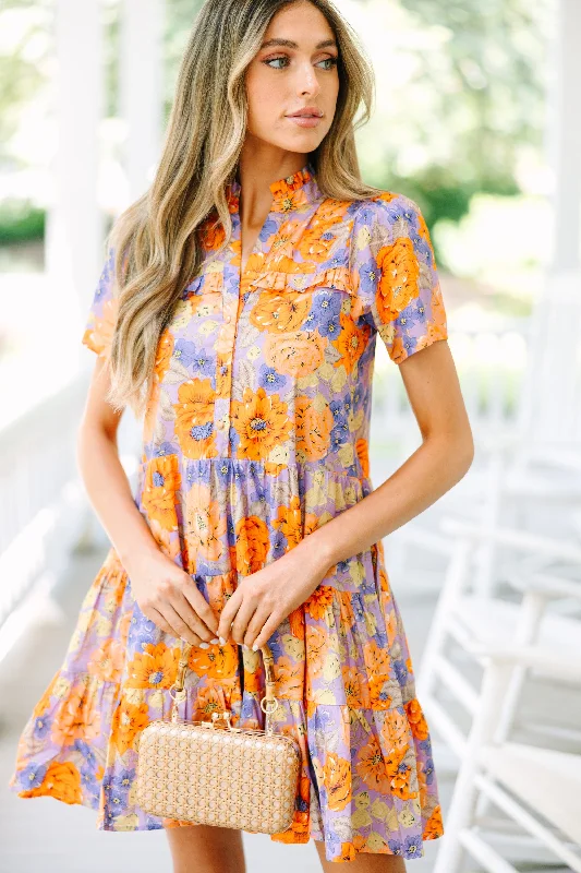 Fate: Finding Yourself Orange Floral Dress