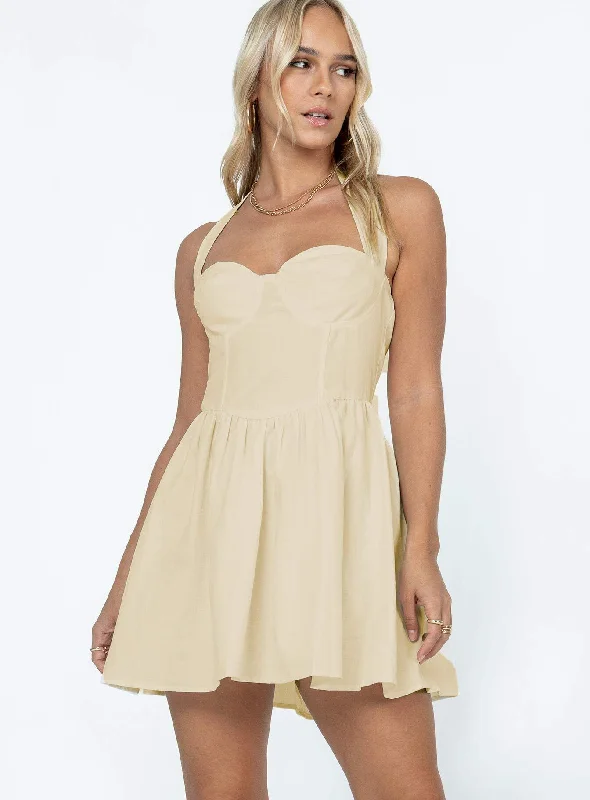 Lyle Mini Dress Cream