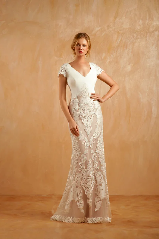 Online Wedding Dress - Gemmy Malouf #B1306