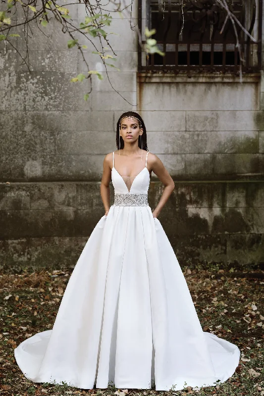 Justin Alexander Signature Mikado Ball Gown - #9878