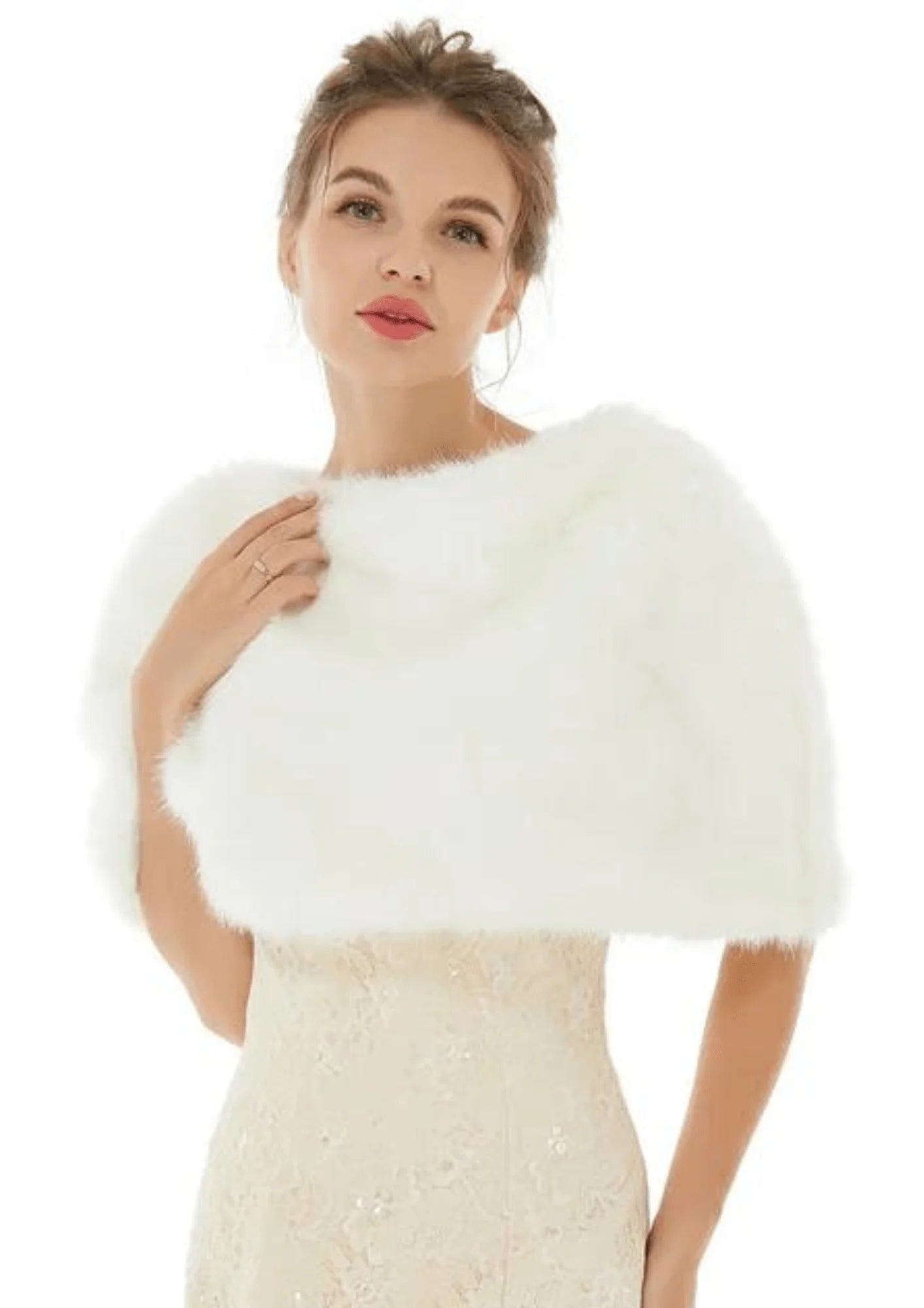 SLEEVELESS BRIDAL BOLERO