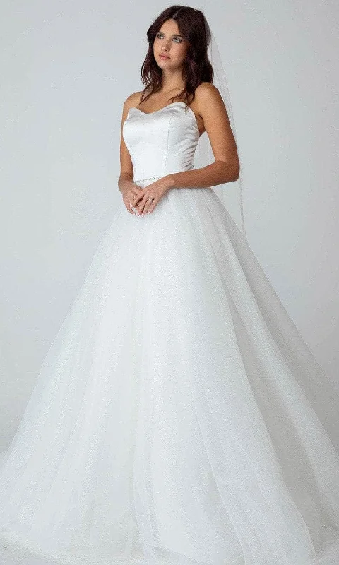 Eureka Fashion 9515 - Strapless Sweetheart Wedding Gown