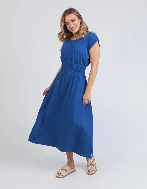 Elm Nelle Midi Dress China Blue