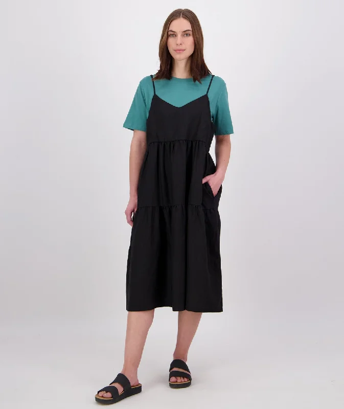 Swanndri St Clair V2 Midi Dress Black