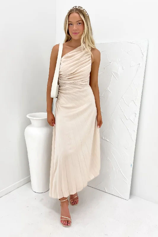 Caralee Midi Dress Champagne