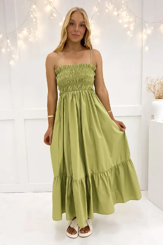 Colette Midi Dress Sage