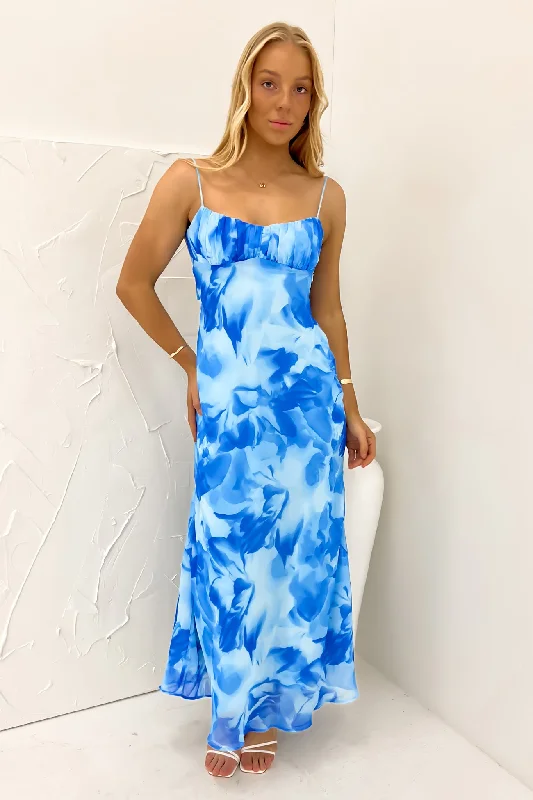 Randall Midi Dress Blue