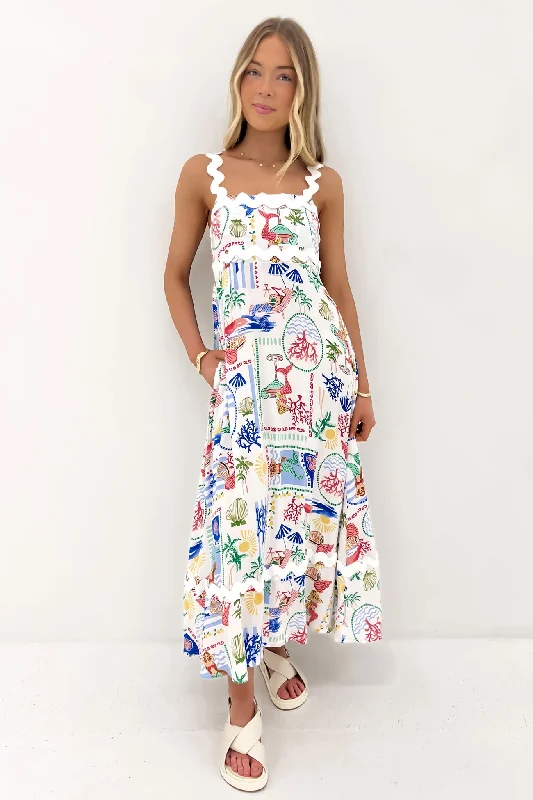 Winston Midi Dress Mermaids & Cocktails